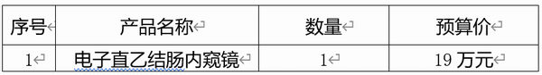 保山市中医医院医疗设备（电子直乙结肠内窥镜）采购公告(图1)